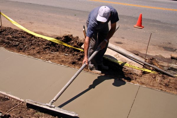 Sidewalk Building in West Chester