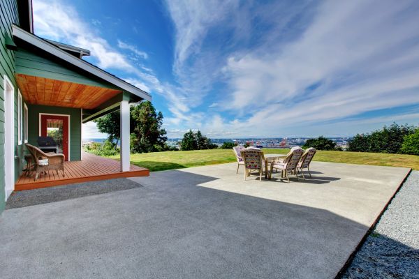 Backyard Concrete Paving in West Chester