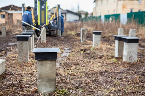 Concrete Piling Installation in West Chester