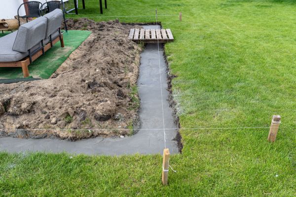 Cement Footer Installation in West Chester