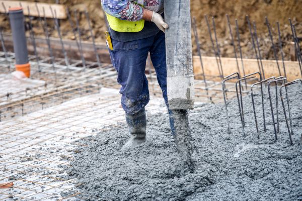 Cabin Foundation Pouring in West Chester